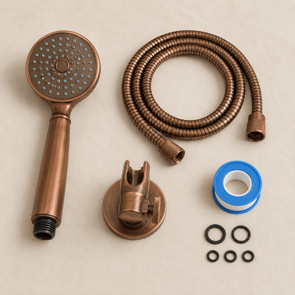 Bathroom Refresh Kit — flat lay of all included parts