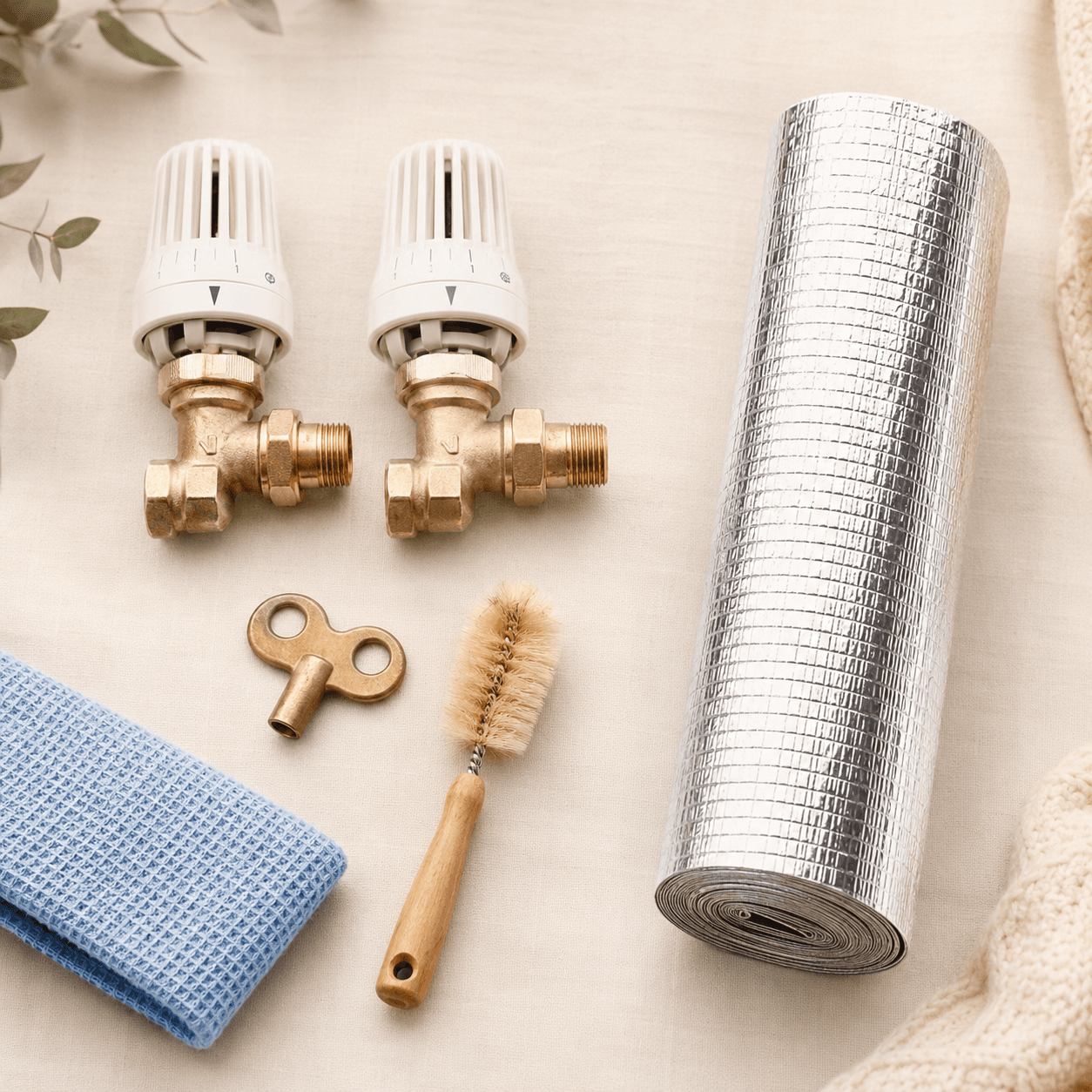 Radiator Efficiency Kit — flat lay of all included parts
